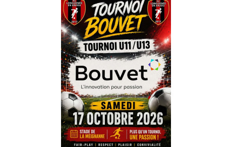 17 octobre : Tournoi Bouvet U11-U13