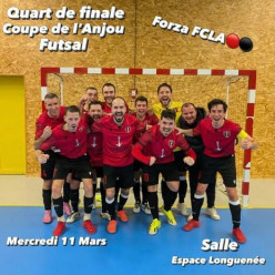Quart de finale de la Coupe de l’Anjou Futsal !