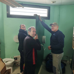 Matinée travaux au club !