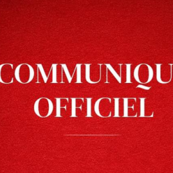 Communiqué officiel