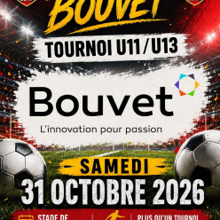 31 octobre : Tournoi Bouvet U11-U13
