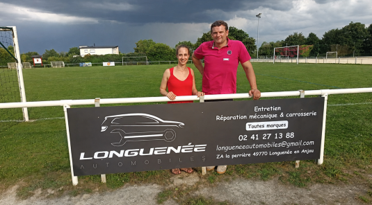Un nouveau panneau installé au stade !